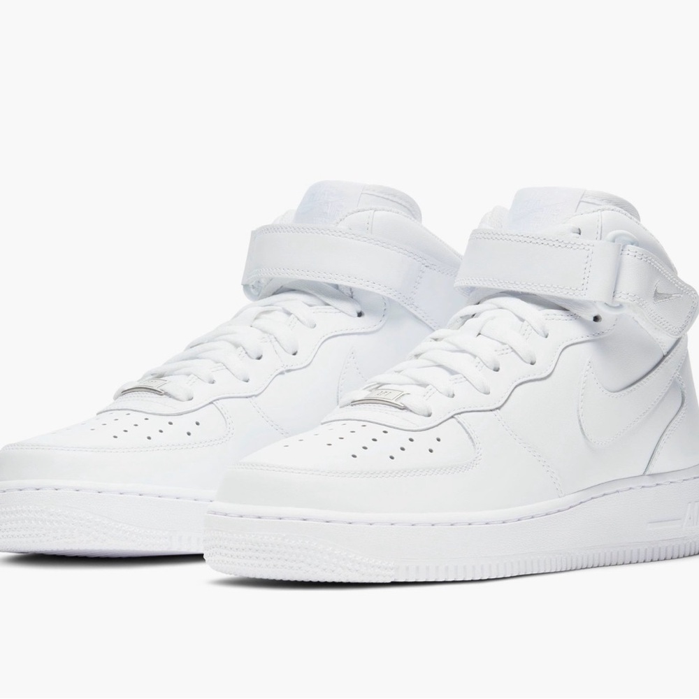 Nike Air Force 1 ‘07 Mid Sneakers with Ankle Strap